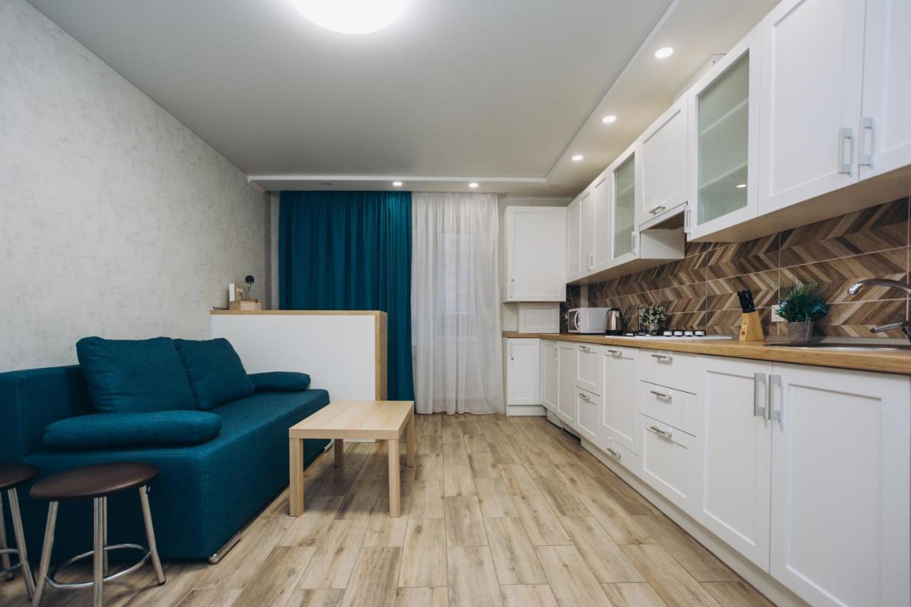 Luxe Apart-Hotel Near Lavina New Building 1 Floor Sumy Bagian luar foto